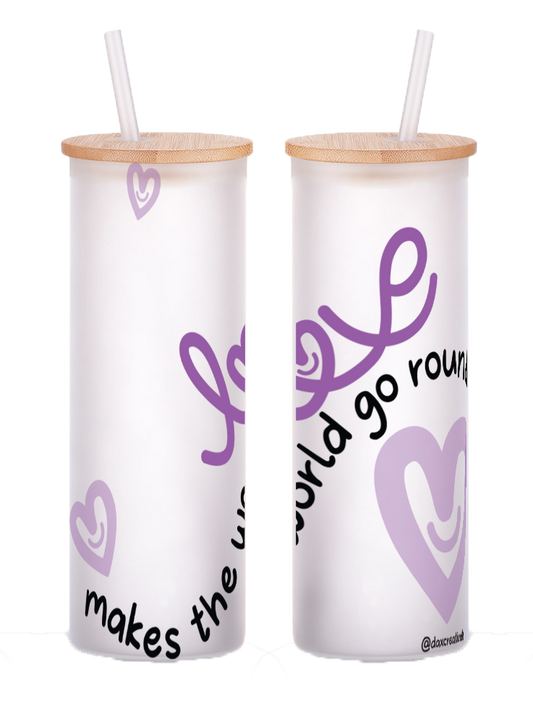 Glass clear tumbler